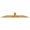 Ekena Millwork Portland Rough Sawn Timber Gable Bracket, Western Red Cedar, 84"W x 14"H x 2"D x 6"F, 4/12 Pitch GBW084X14X0206POR00RWR - alternate 1